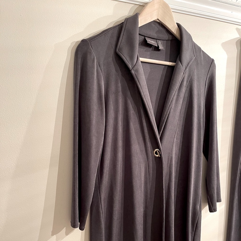 Chicos Travelers Gray Jacket